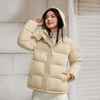 移动端：波司登 25羽绒服女短款收腰显瘦弹力款舒适生活2.0