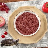 龟粮饲料乌龟巴西草龟鳄龟通用补钙龟食幼龟水龟5高钙三色混合