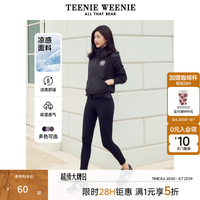 TEENIE WEENIE 小熊瑜伽裤2024春夏速干运动瑜伽裤鲨鱼裤女 黑色 160/S