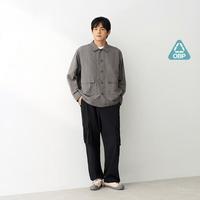 無印良品 MUJI 男式再生尼龙衬衫式夹克外套