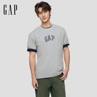 百亿补贴:Gap 男女装2025春季纯棉印花logo短袖T恤基础款宽松上衣755794