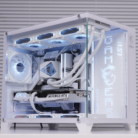 移动端：微星 白色海景房全家桶电脑主机i5 13600KF台式机RTX4060Ti显卡组装机