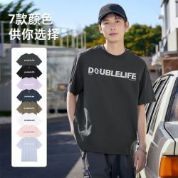 361° 纯棉 宽松 男士短袖T恤