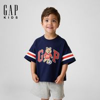 百亿补贴：Gap 男幼童小童2026夏季新款小熊logo印花T恤儿童装美版000898730