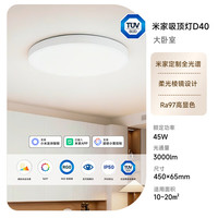 米家 智能吸顶灯D40全光谱卧室灯儿童房书房灯具