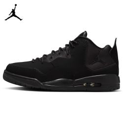 Jordan 男休闲鞋乔丹 复古篮球 COURTSIDE 23中帮运动鞋AR1000-001黑