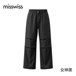 MISSWISS 冰氧伞兵裤女夏季薄款运动透气凉感休闲工装登山速干裤H