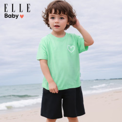 ELLE BABY 爆款*纯色简约吸湿排汗运动T恤（多色2件）