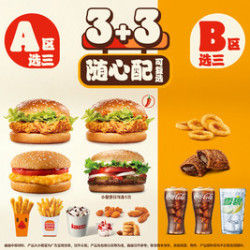 汉堡王 任选嗨吃6件套