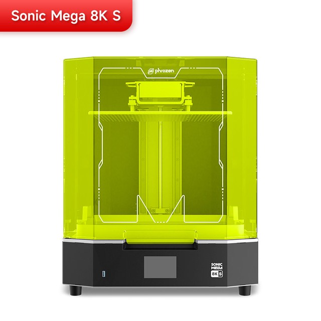普罗森Sonic Mega 8KS大尺寸光固化3d打印机支持第三方高速打印15吋8k自动进料滚珠丝杠批量生产高速3d打印机