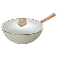 MINGJUE 明爵 英国明爵不粘锅炒锅家用麦饭石炒菜锅平底锅