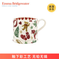 EMMA BRIDGEWATER 圣诞系列-259007 陶瓷马克杯 颜色分类：圣诞庆典 小号