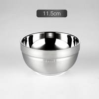 onlycook 304不锈钢碗食品级防烫韩式儿童宝宝防摔小饭碗餐具家用