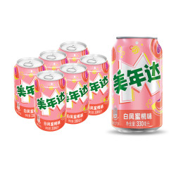 百事 白凤蜜桃330ml*6罐