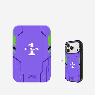 CASETiFY 新世纪福音战士联名 Magsafe磁吸 透明黑框 iPhone16Pro 手机壳