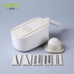 意可可 E2020060401 厨房切菜神器 多功能刨丝器 卡其色