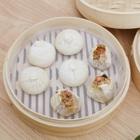 竹臣氏 A2-1（40#笼垫） 硅胶蒸笼垫 食品级 浅棕色