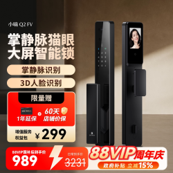 德施曼 Q2FV 人脸识别掌静脉 智能门锁