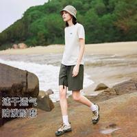 拓路者 速干 女士工装短裤  深棕绿