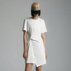 宝姿 PURE宝姿女装短袖中长连衣裙针织连衣裙