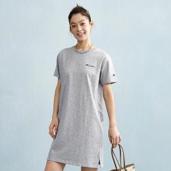 Champion 冠军品牌 春夏 女士 刺绣草写logo短袖连衣裙运动裙