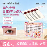 MR.WISH L翘春甜小糖豆&桃桃乐心愿先生免胶肿眼泡妈生假睫毛