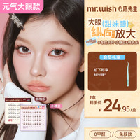 MR.WISH L翘春甜小糖豆&桃桃乐免胶肿眼泡妈生新手上镜假睫毛ZF