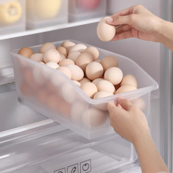 乙木品川 鸡蛋收纳盒 食品级保鲜盒 抽屉式冰箱收纳神器 蔬菜水果收纳盒