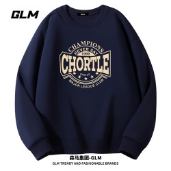 GLM 潮牌 男士卫衣 宽松长袖印花上衣
