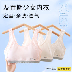 无品牌 发育期少女文胸 学生内衣隐形无痕