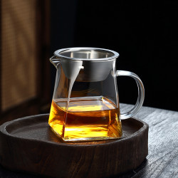 友爱 玻璃耐热高硼硅公道杯 茶具