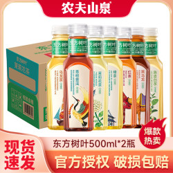农夫山泉 东方树叶茉莉花茶 500ml*2瓶