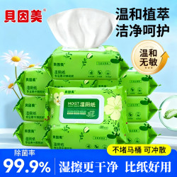 贝因美 湿厕纸 80片*1包