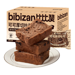 比比赞 可可厚切吐司 435g 面包