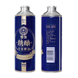 雪花 全麦精酿啤酒 1L*6罐