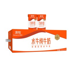 Australia's Own 水牛纯牛奶125ml*21盒 4.0g蛋白吃甘蔗的水牛整箱