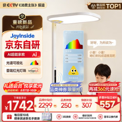 童视界 金黄光护眼 立式全光谱落地灯 D6-AI光谱可视化