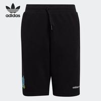 限尺码：adidas 夏季户外运动短裤薄款透气休闲轻盈宽松男童裤子