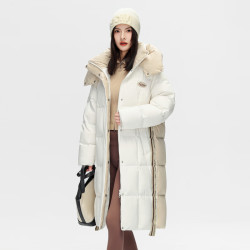 雪中飞 8003 高充绒保暖 糙白 XS/155/80A 女士羽绒服