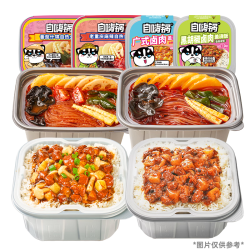 自嗨锅 自热火锅盖浇饭组合方便即食火锅懒人组合夜宵充饥4口味组合984g