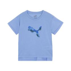 PUMA MODERN系列大LOGO印花儿童短袖T恤