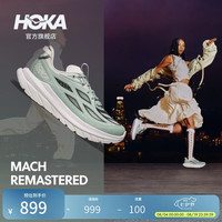 HOKA MACH REMASTERED 耐磨透气 晨霜白/苍苔绿 38 女款休闲运动鞋