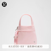 lululemon On My Level 女士小款手袋 LW9FNDS 珍珠粉/银