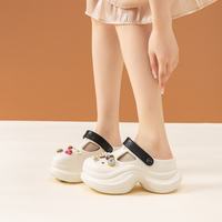 星期六 ST&SAT 厚底增高 白色 38 女士凉鞋