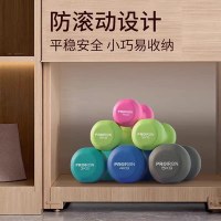 移动端：PROIRON 浸塑铸铁哑铃1LB-10KG男女健身家用器材