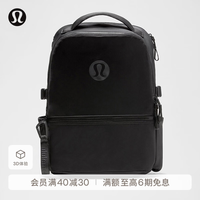 lululemon New Crew 背包 拒水 黑/石墨灰 O/S