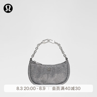 lululemon City Essentials Nano 女士单肩包 闪光 深银/石墨灰/银 O/S