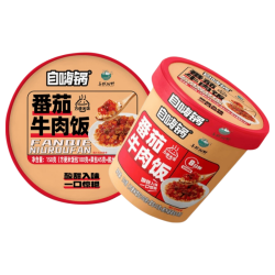 自嗨锅 番茄牛肉味 12桶装 冲泡米饭