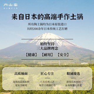 内山窑 日本万古烧土锅砂锅
