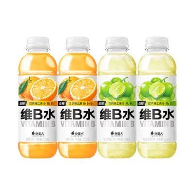 alienergy 外星人 维B水 柑橘+青提 500mL×4瓶